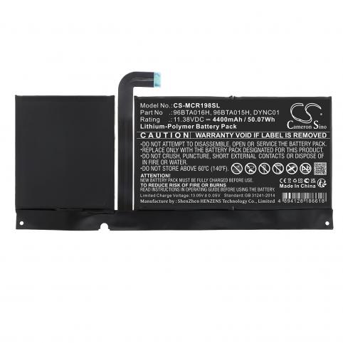 96bta016h surface pro 8 batterie tablette micro