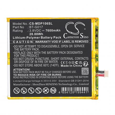 Batterie tablette medion lifetab p10602