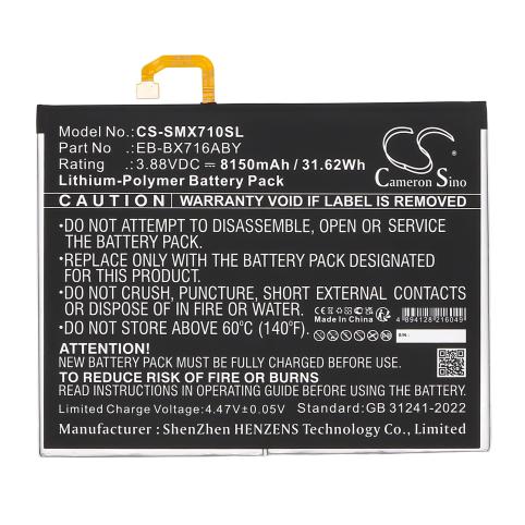 Batterie tablette samsung galaxy tab s9
