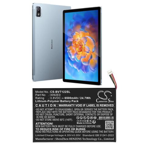 Batterie tablette blackview tab 12 pro