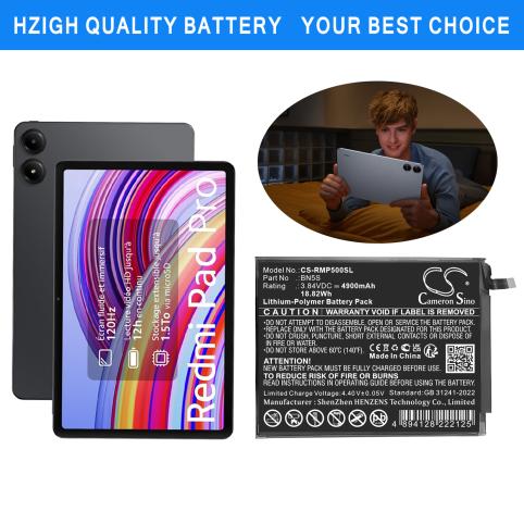 Batterie pour tablette redmi bn5s pad pro