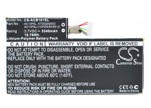 Ac13f8l iconia a1 810 batterie tablette acer