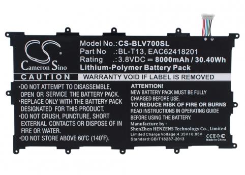 Batterie tablette lg g pad 10.1