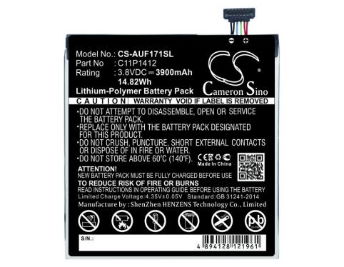 Batterie pour tablette asus refc c11p1412