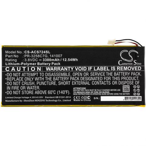Batterie tablette acer iconia talk s