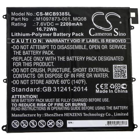Batterie tablette microsoft surface book 1938