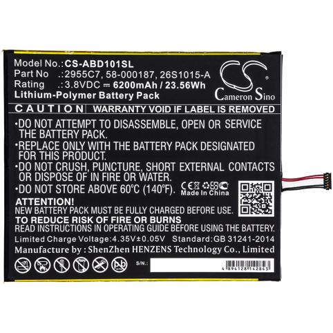 Batterie tablette amazon sl056ze