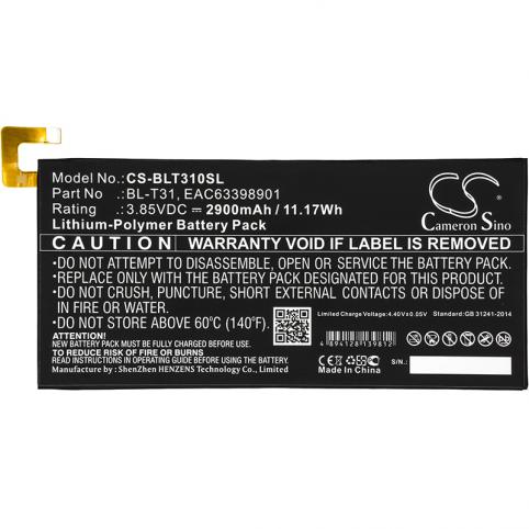Batterie tablette lg g pad f2 8.0