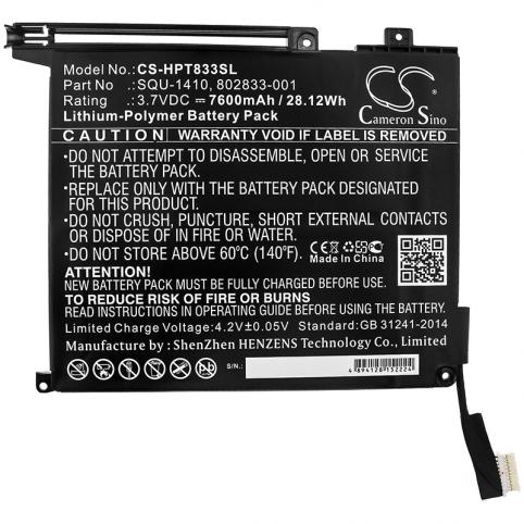 802833 001 m5h12ua batterie tablette hp