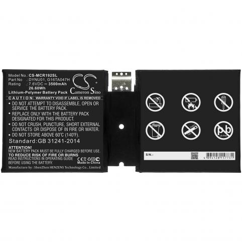 Batterie tablette microsoft surface 1927