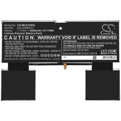 Batterie tablette microsoft surface a70