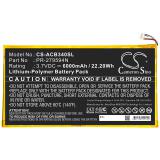 Batterie tablette acer iconia one 10 b3 a40fhd model a7002