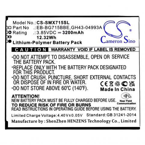 Eb-bg715bbe galaxy xcover pro 