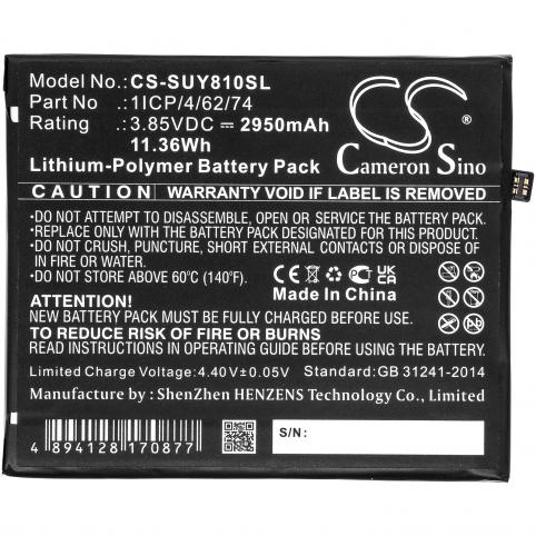 Batterie telephone sugar y8 max