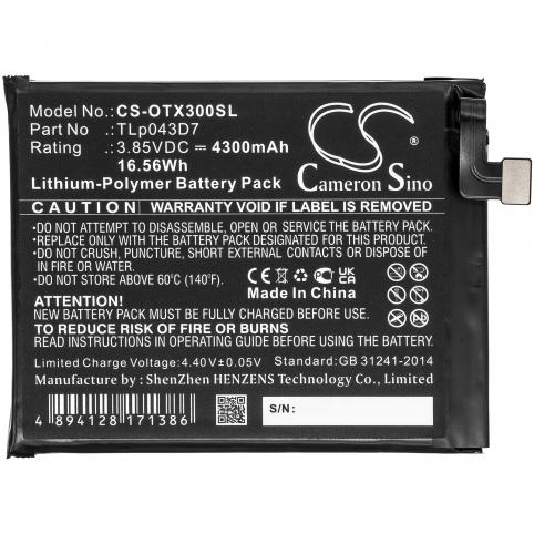 Tlp043d7 3x batterie telephone alcatel