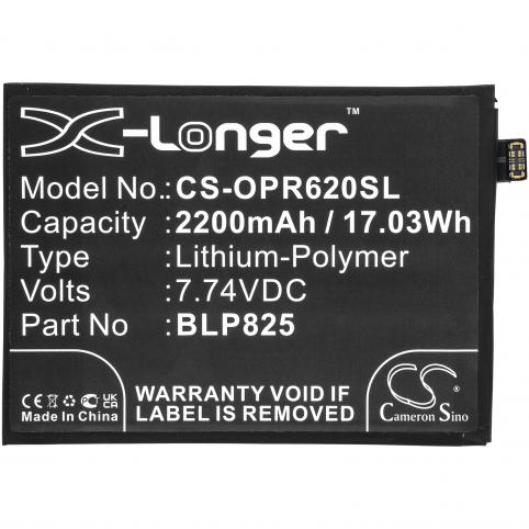 Batterie  oppo blp825 reno6 pro
