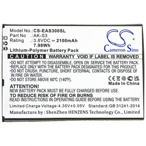 Batterie pour telephone emporia ak s3 smart 3