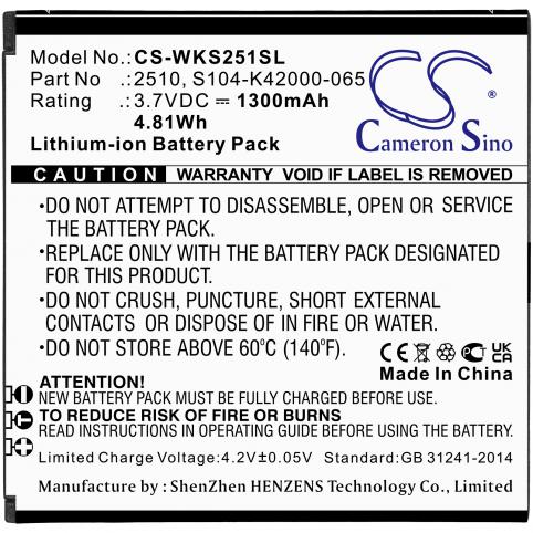 Batterie  wiko 2510 sunny 2