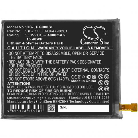 Bl t50 velvet 5g batterie telephone lg