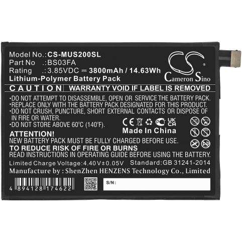 Bs03fa black shark 2 batterie telephone xiaomi