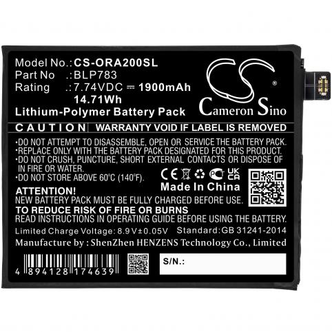 Batterie telephone oppo reno ace2