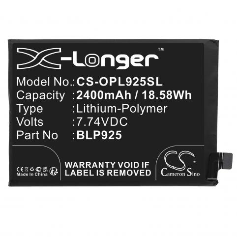 Batterie telephone oneplus 10r 5g 2022 150w