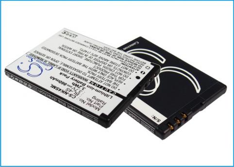 Batterie  nokia 7610 , 7610s , 7610 supernova , 3600 , 3600s , 2680 , 2680s , 36