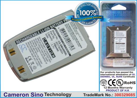 Batterie telephone samsung sgh a800 sgh a800e sgh a808
