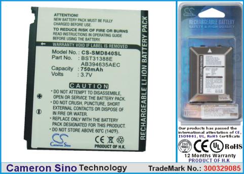 Sgh d848 sgh d840 m359 batterie telephone samsu