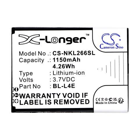 Batterie  nokia bl l4e
