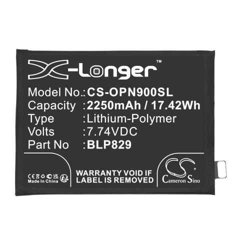 Batterie telephone oneplus oneplus 9 5g blp82