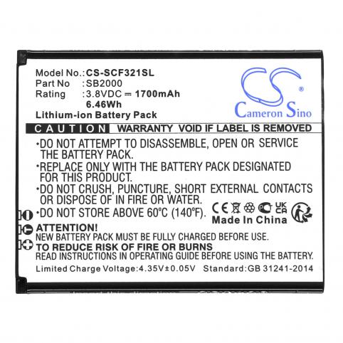 Batterie telephone schok flip sc3218b