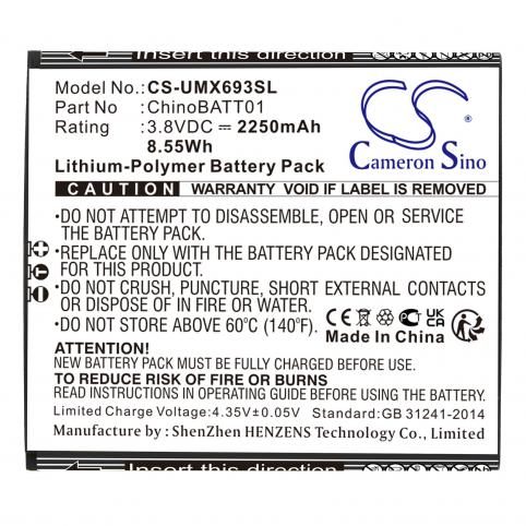 Batterie telephone umx unimax u693cl