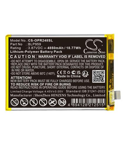 Batterie telephone oppo reno8 t