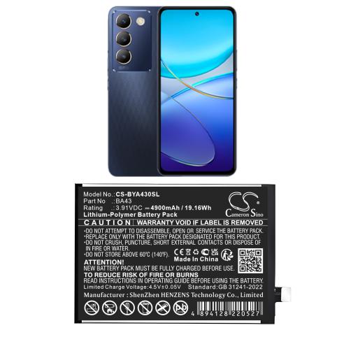 Batterie  vivo ba43 v2412