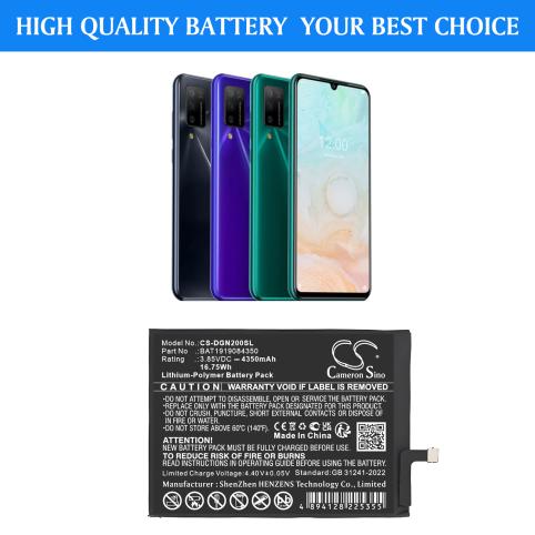 Batterie  doogee bat1919084350 n20