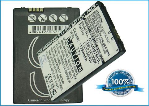 Batterie  lg sbpl121809k