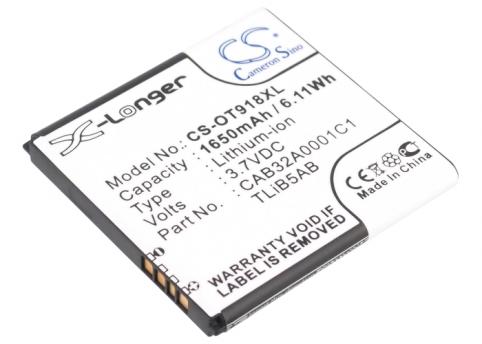 Batterie telephone alcatel ot 918 mix
