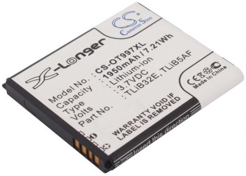 Batterie telephone alcatel onetouch 997d