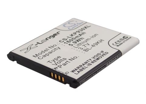 Batterie  lg haute capacitée optimus lte, lu6200, su640, nitro hd, p930