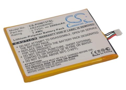 Batterie  philips ab2400bwmc