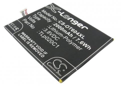 Batterie  alcatel tlp020c1 one touch idol x