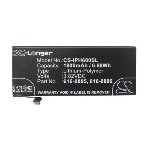 Batterie telephone apple a1586