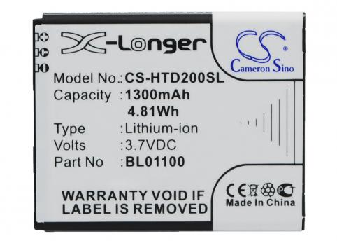 Batterie  htc bl01100