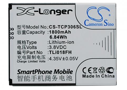Batterie telephone tcl p306w