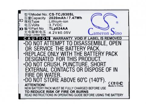 Batterie telephone tcl j936d