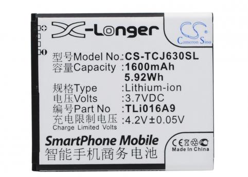 Batterie telephone tcl j630t