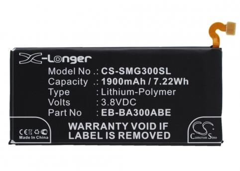 Batterie telephone samsung sm a300f ds