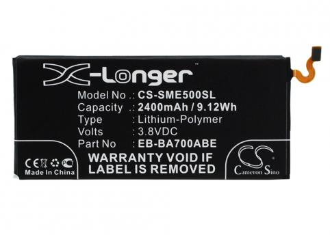 Batterie telephone samsung sm e500f ds