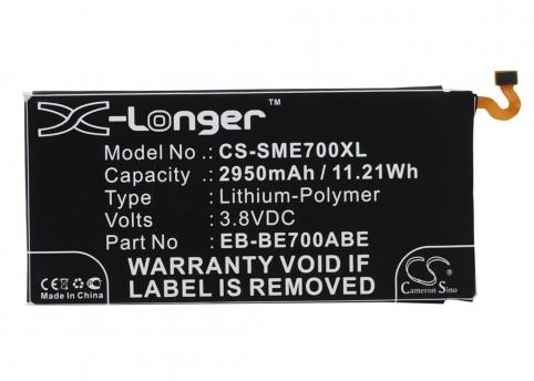 Batterie telephone samsung sm e700m ds